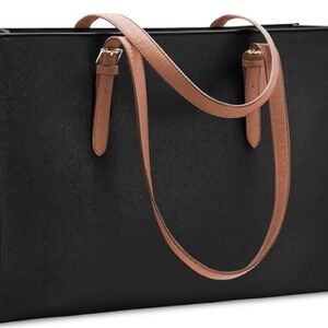 Elegant Black and Tan Women's Tote Bag